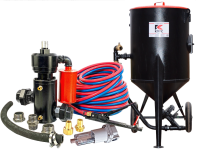 Пескоструйный аппарат PST-200 с фильтром, КПДУ twin 40 п.м.
